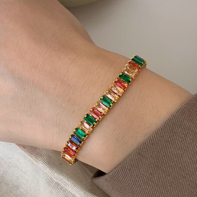 Betsuno-Rhinestone Bracelet