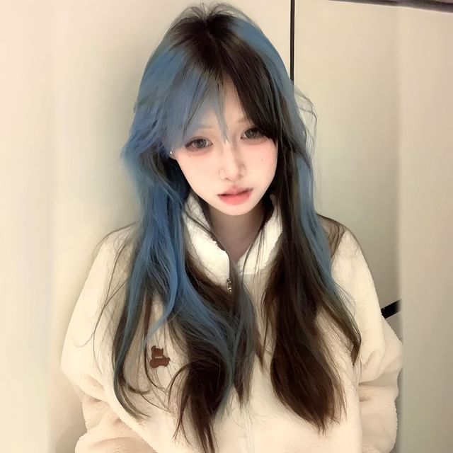 Jellyfish-Long Full Wig - Wavy Highlight