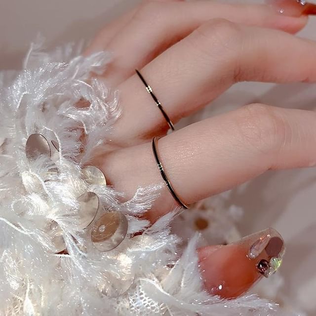 Kiren-Plain Thin Ring