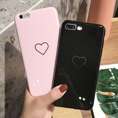 Phone in the Shell - Étui imprimé cœur pour iPhone 6, 6s, 6 Plus, 6s Plus, 7, 7 Plus, 8, 8 Plus Phone in the Shell - Étui imprimé cœur pour iPhone 6, 6s, 6 Plus, 6s Plus, 7, 7 Plus, 8, 8 Plus