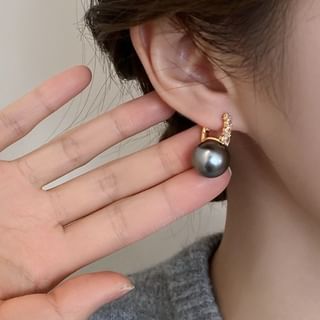 Jael-Faux Pearl Drop Earring