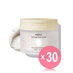 MIDHA - Rice Salt Body Scrub (x30) (Bulk Box)