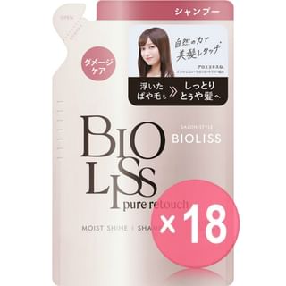 Kose - Bioliss Pure Retouch Moist Shine Shampoo (x18) (Bulk Box)