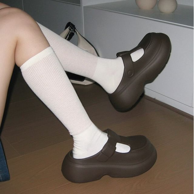 Honkizz-Platform Cutout EVA Mules