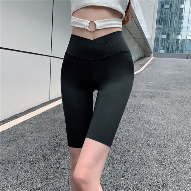 Everose-High Waist Biker Shorts