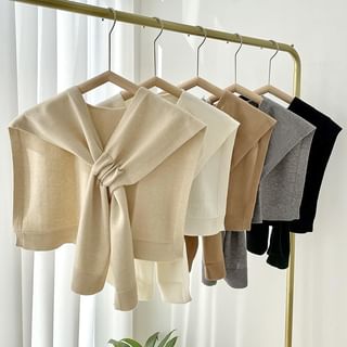 tandorfig Plain Knit Capelet Sale