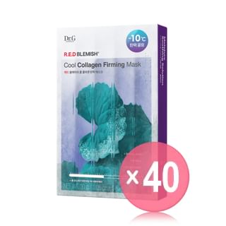 Dr.G - R.E.D Blemish Cool Collagen Firming Mask Set (x40) (Bulk Box)