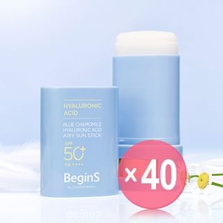 JUNG SAEM MOOL - BeginS Blue Chamomile Hyaluronic Acid Airy Sun Stick (x40) (Bulk Box)