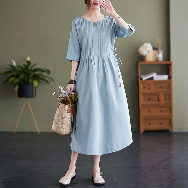 long sleeve low back midi dress Vintage 90s Carbon Silk Long Sleeve Open Back Midi Dress – Hermine