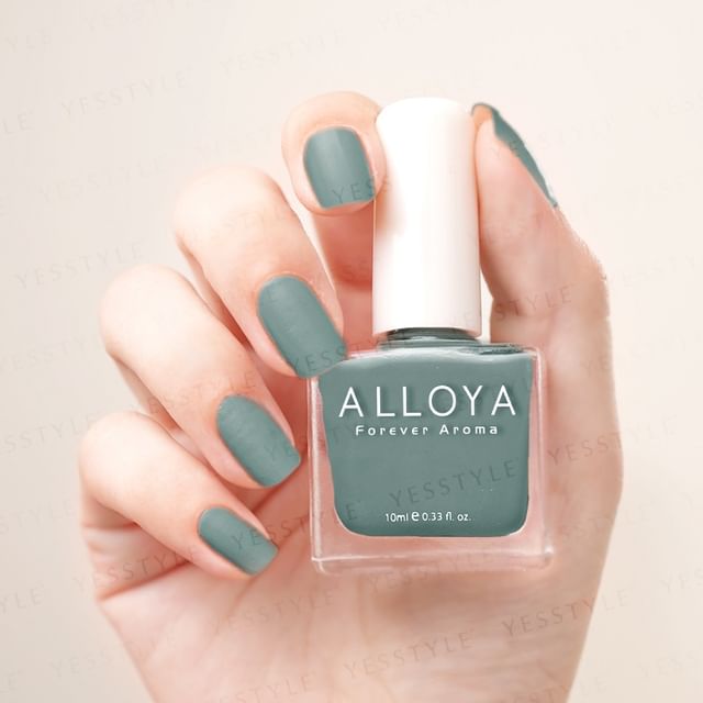 ALLOYA-Water-Based Natural Nail Polish Environmental Friendly 160 Green Lawn in Cambridge