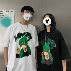 除一 - 情侣款中袖印花T裇 除一 - 情侣款中袖印花T裇