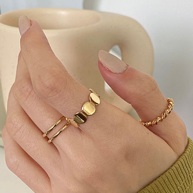 Betsuno-Set of 3 Metal Ring