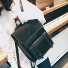 Musa Fiber Backpack MUSA - Faux-Leather Belted Backpack | YesStyle