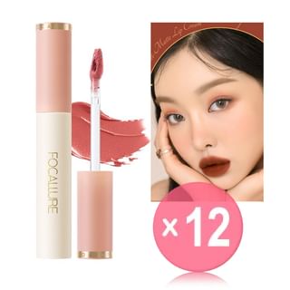 FOCALLURE - Velvet Smooth Lip Glaze - 5 Colors (x12) (Bulk Box)