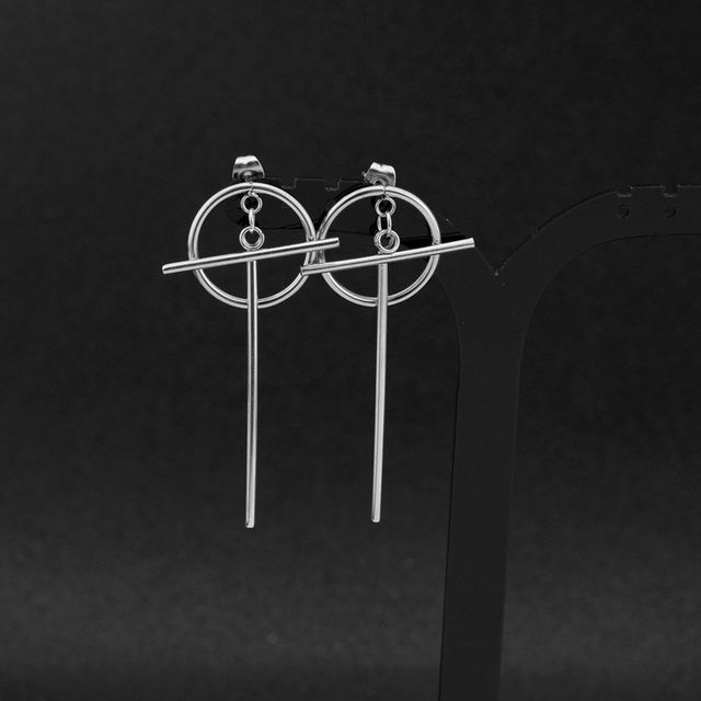 Juanitro-Bar Hoop Drop Earring