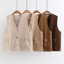 TOJI - Cargo Button-Up Vest