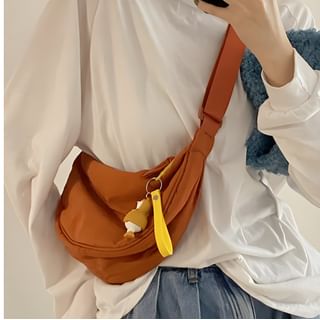 Fran San - Canvas Crossbody Bag | YesStyle