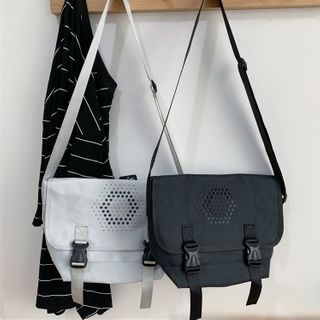 printed messenger bag