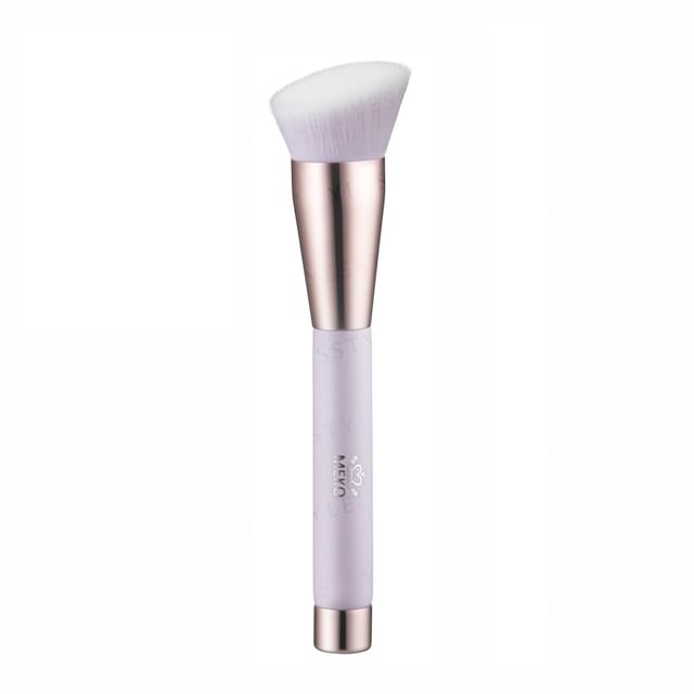 MEKO-Magnetic Professional Angled Foundation Brush Cherry Blossom Purple