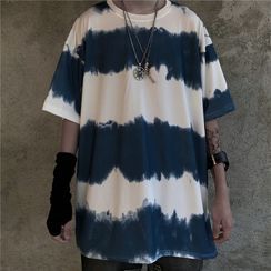 Banash - Elbow-Sleeve Paneled T-Shirt Banash - Elbow-Sleeve Paneled T-Shirt