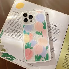 Flower Transparent Phone Case - iPhone 13 Pro Max / 13 Pro / 13 / 13 mini / 12 Pro Max / 12 Pro / 12 / 12 mini / 11 Pro Max / 11 Pro / 11 / SE / XS Max / XS / XR / X / SE 2 / 8 / 8 Plus / 7 / 7 Plus / 6 / 6 Plus