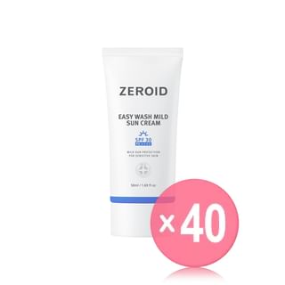 ZEROID - Easy Wash Mild Sun Cream (x40) (Bulk Box)
