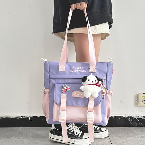 [KINDERSALMON] Posell Nylon Tote Bag ★大人気★ KINDERSALMON] Posell ナイロン トートバッグ / 韓国ブランド