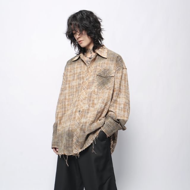 fray dress shirts Fray Men's Turquoise Check Cotton Dress Shirt