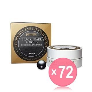 PETITFEE - Black Pearl & Gold Eye Patch 60pcs (x72) (Bulk Box)