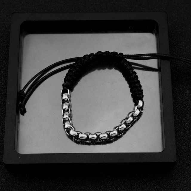Juanitro-Woven Stainless Steel Bracelet