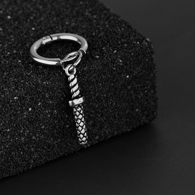 Prushia-Chain Stainless Steel Dangle Earring