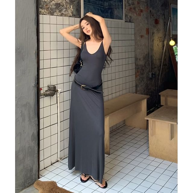 Alfie-Spaghetti Strap Plain Dress Various Designs