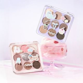 NOVO - Fingertip Magic 9-Color Eyeshadow Palette - 3 Types