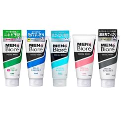 Kao - Men's Biore Facial Wash 130g - 5 Types Kao - Men's Biore Facial Wash 130g - 5 Types