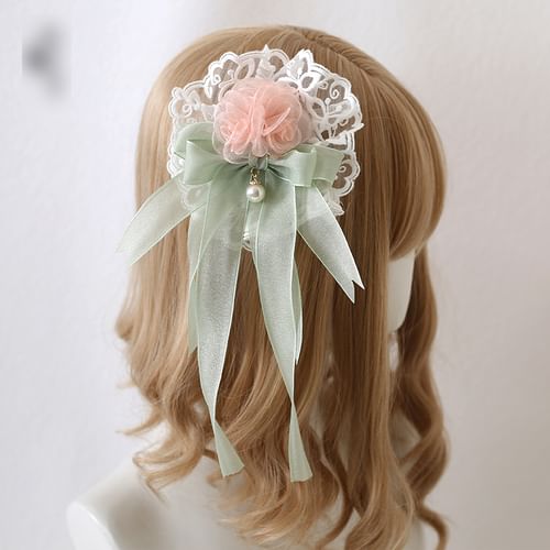 Floral Lace Wig Net Cap