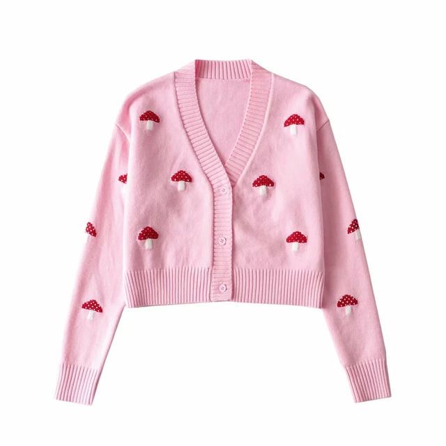 zara cardigan mushroom