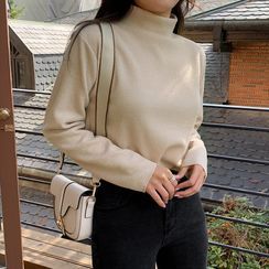 Envy Look - Mock-Neck Ribbed Top Envy Look - Mock-Neck Ribbed Top