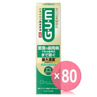 Sunstar - Gum Premium Toothpaste Medical Herb Mint (x80) (Bulk Box)