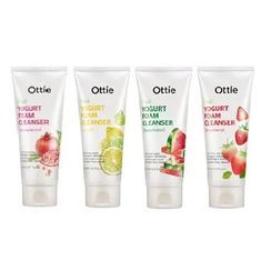 Ottie - Fruits Yogurt Foam Cleanser - 4 Types