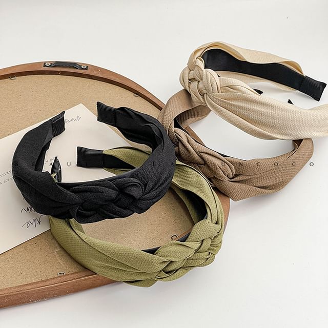 LIDO-Woven Plain Wide Headband