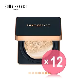 PONY EFFECT - Everlasting Cushion Foundation SPF50+ PA+++ With Refill (7 Colors) (x12) (Bulk Box)