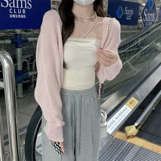 Shinsei Plain Tube Top / Cardigan Sale