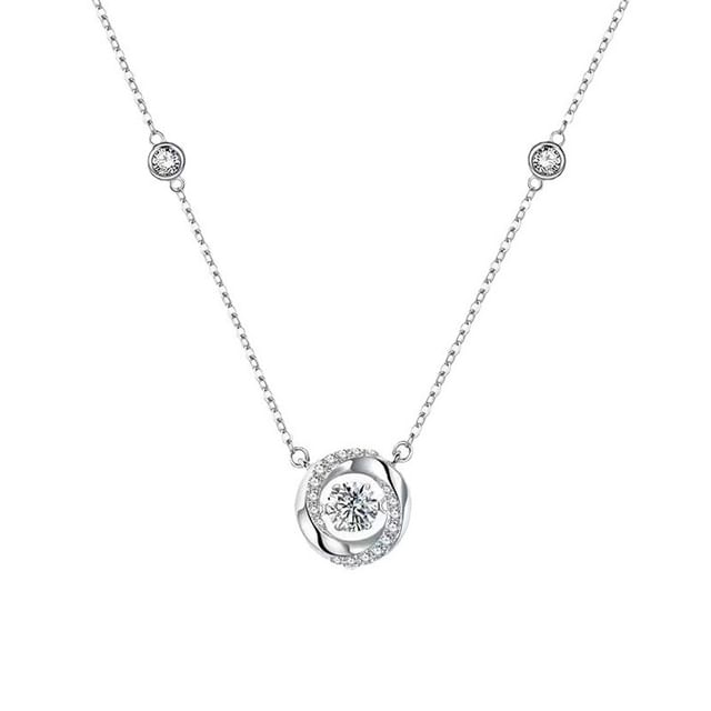 Gemsha-Rhinestone Pendant Necklace