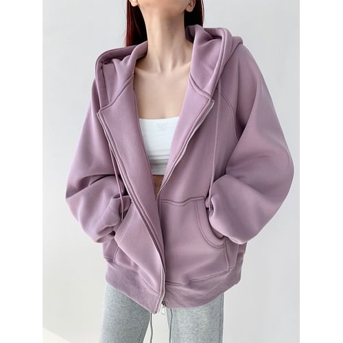 Hooded Sweatshirt Jacket