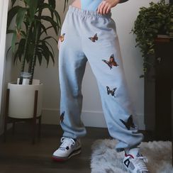 butterfly sweatshirt and sweatpants