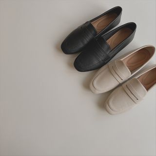 CHERRYKOKO - Square-Toe Penny Loafers | YesStyle