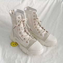 HOGG - High-top Canvas Sneakers HOGG - High-top Canvas Sneakers