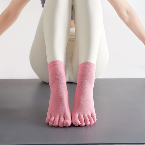 Huasha - Plain Yoga Toe Socks