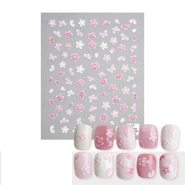 MEKO-Embossed Nail Stickers L