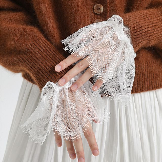 MIOW-Lace Decorative Wrist Cuffs